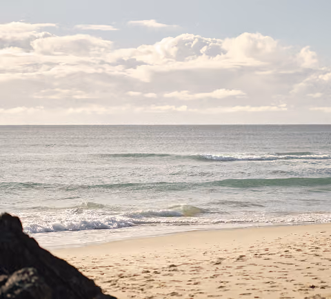 Coastline and ocean view