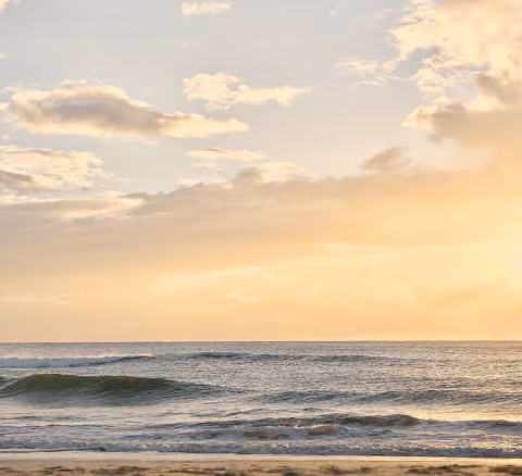 Beach at sunset