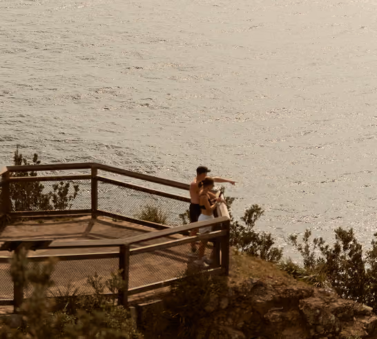 Timber coastal lookout