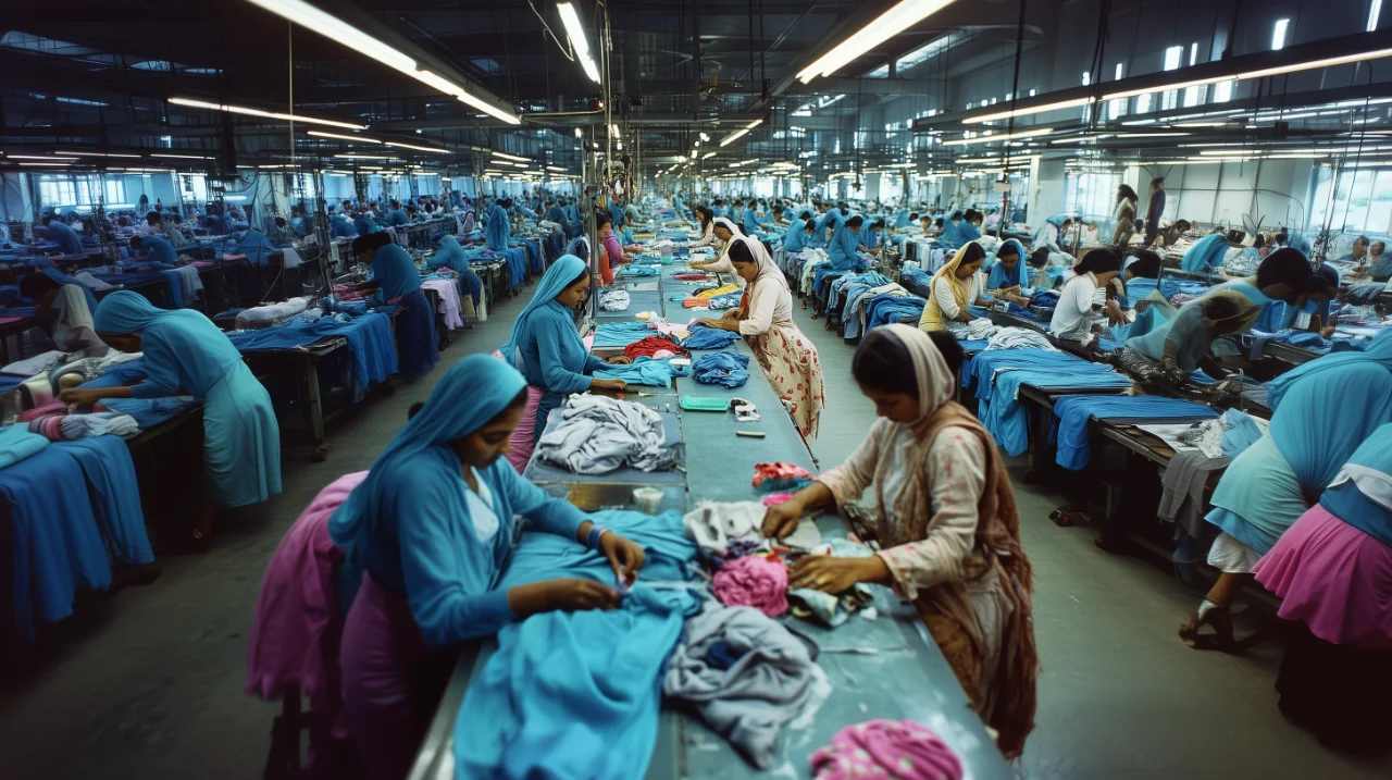 Pakistan clothing factory