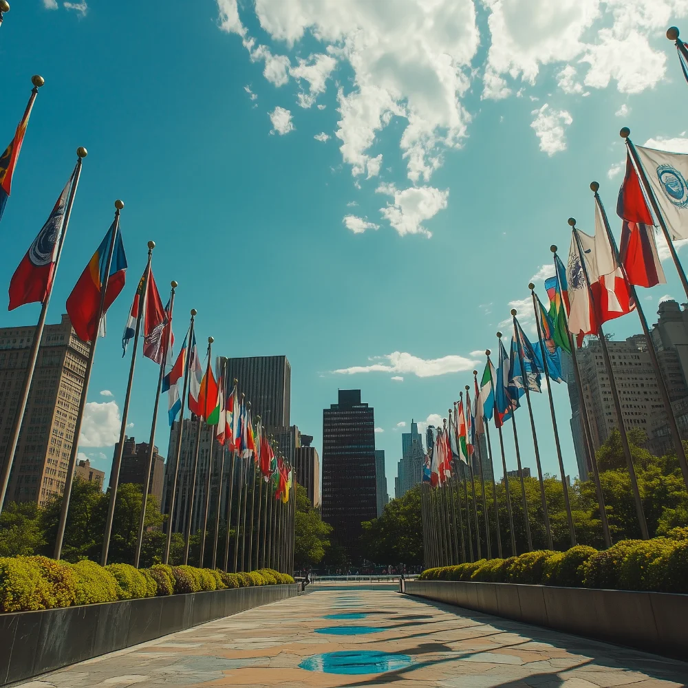 G20 Flags in a row