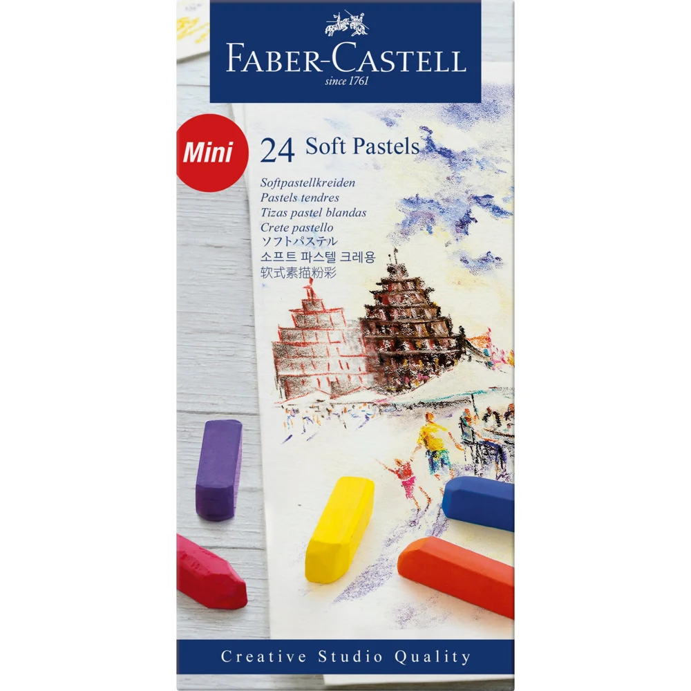 Soft Pastel Half Length Sticks, Box of 24 — Faber-Castell