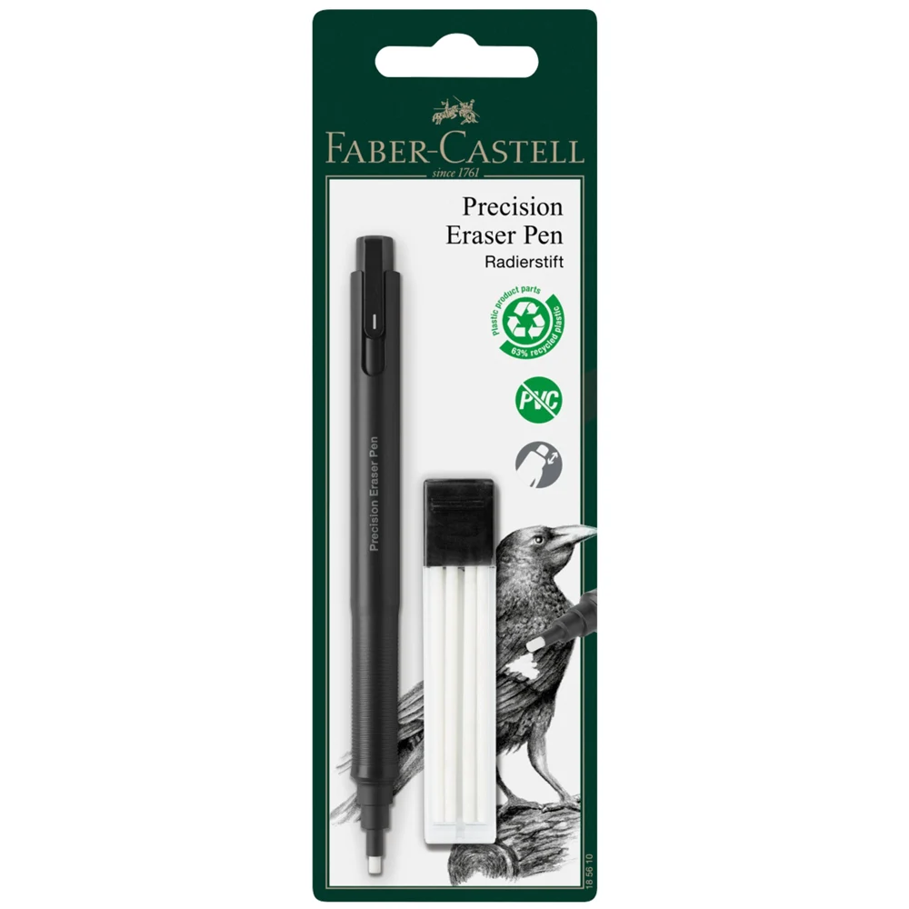 Precision Eraser Pen & Refills — Faber-Castell
