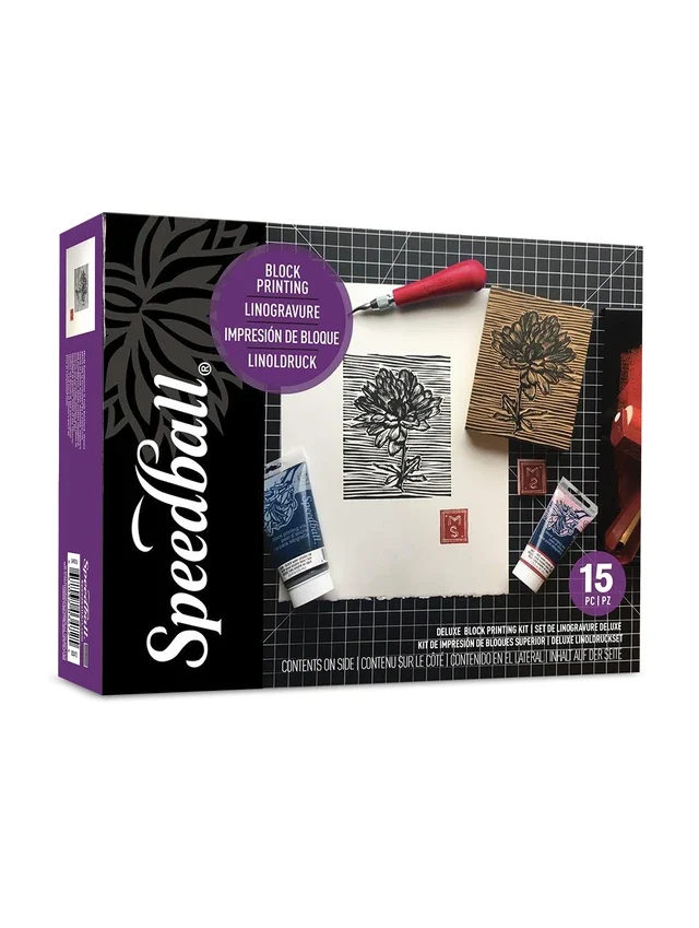 Deluxe Water-Soluble Block Printing Kit — Speedball