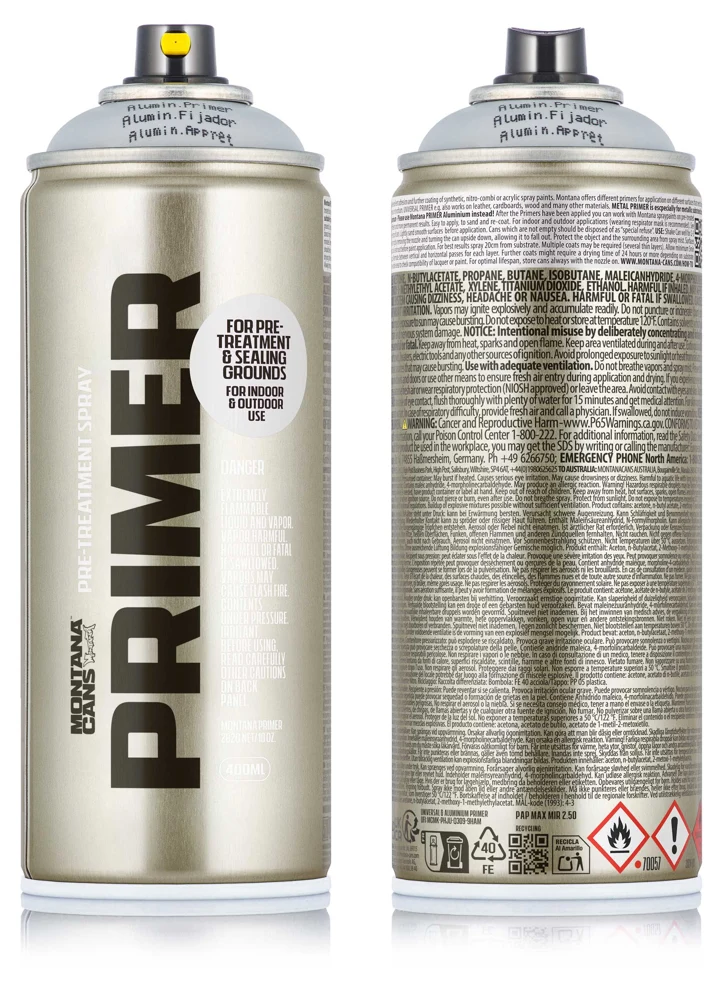 Montana PRIMER 400ml - Aluminium — Montana Cans