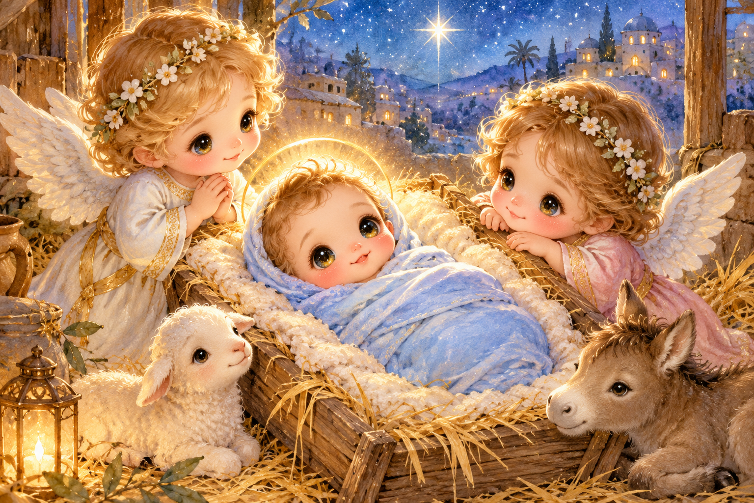 Angel Lullaby — Original generated artwork; not a manufactured product photograph