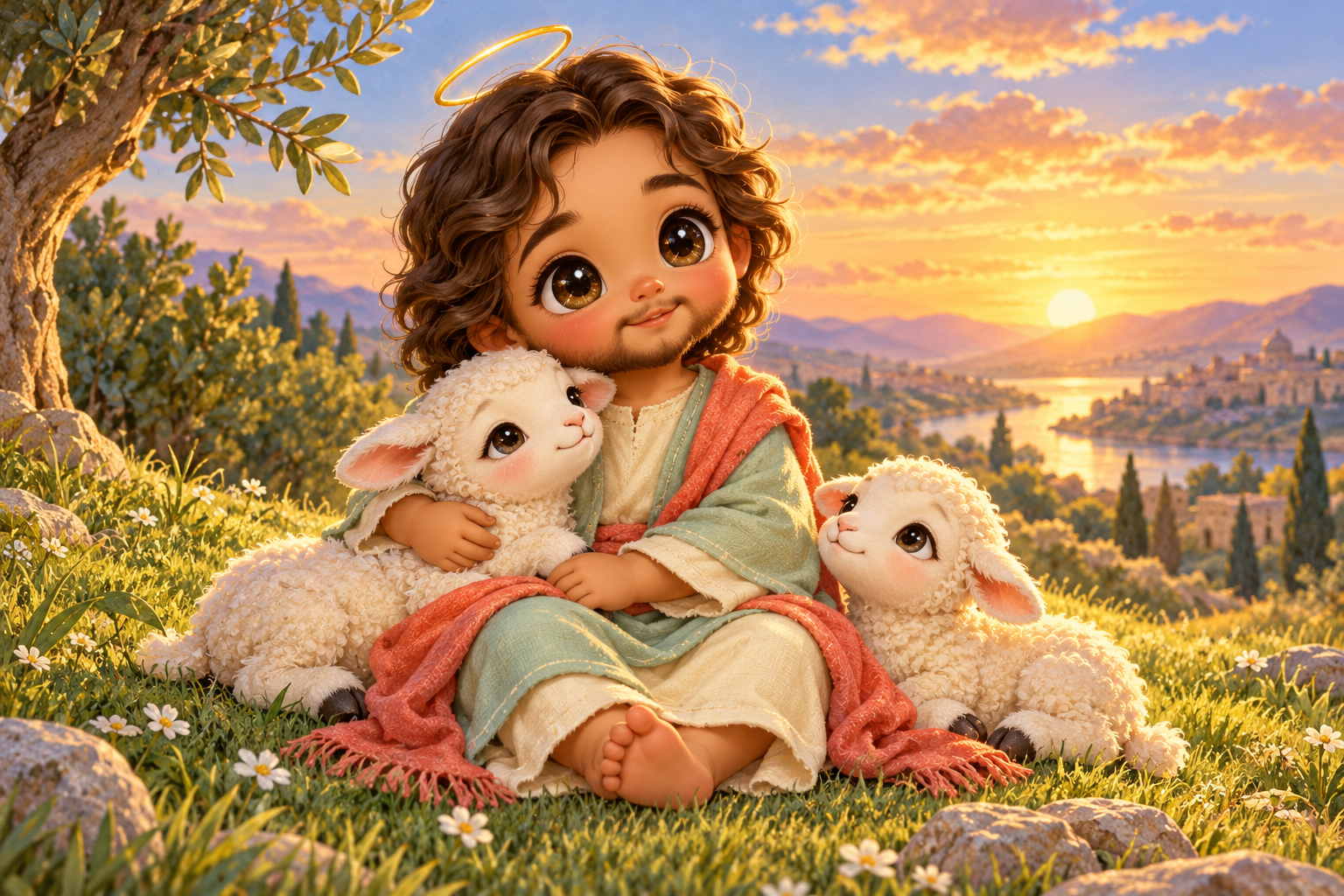 Little shepherd — Original generated artwork; not a manufactured product photograph
