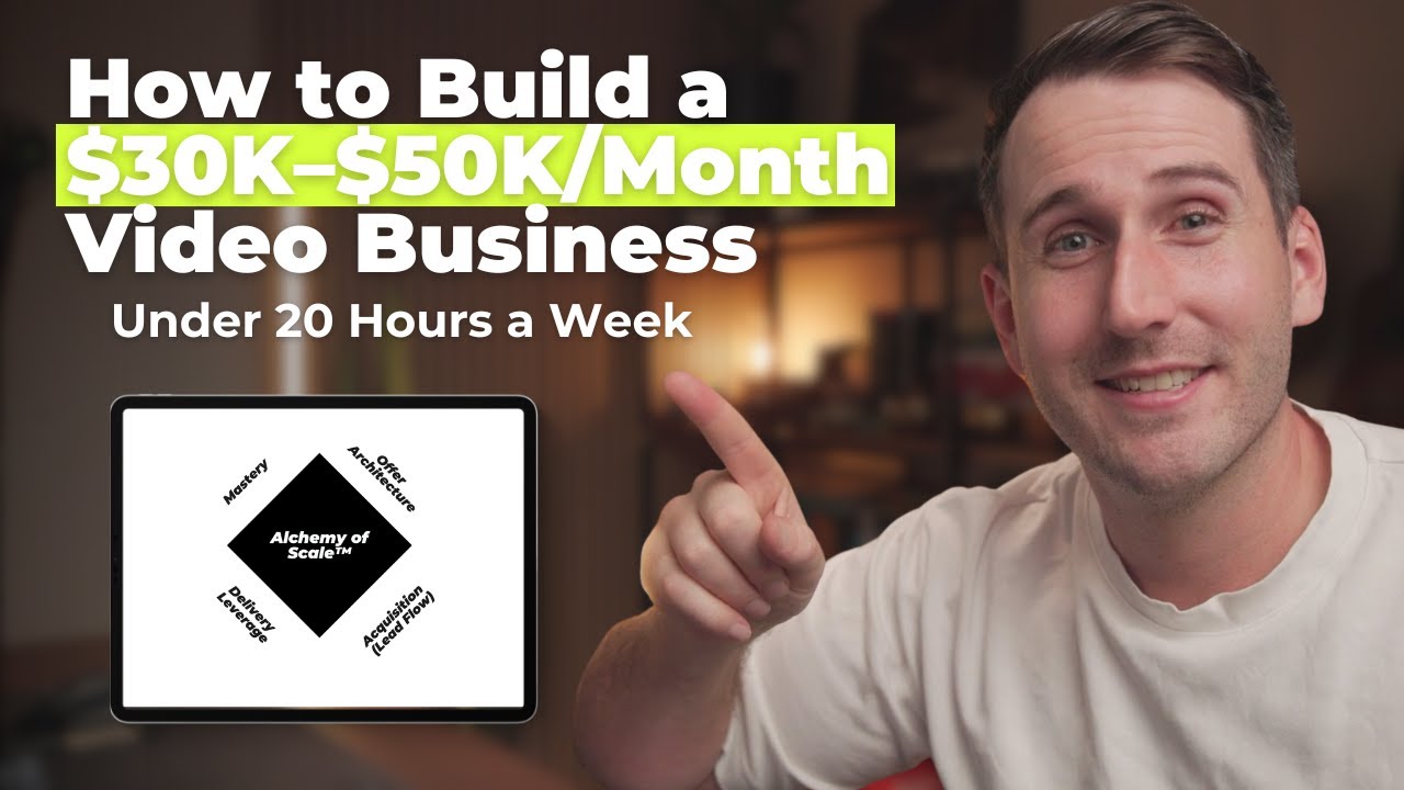 How to Build a $30K–$50K-Per-Month Video Agency Without Working 60 Hours a Week