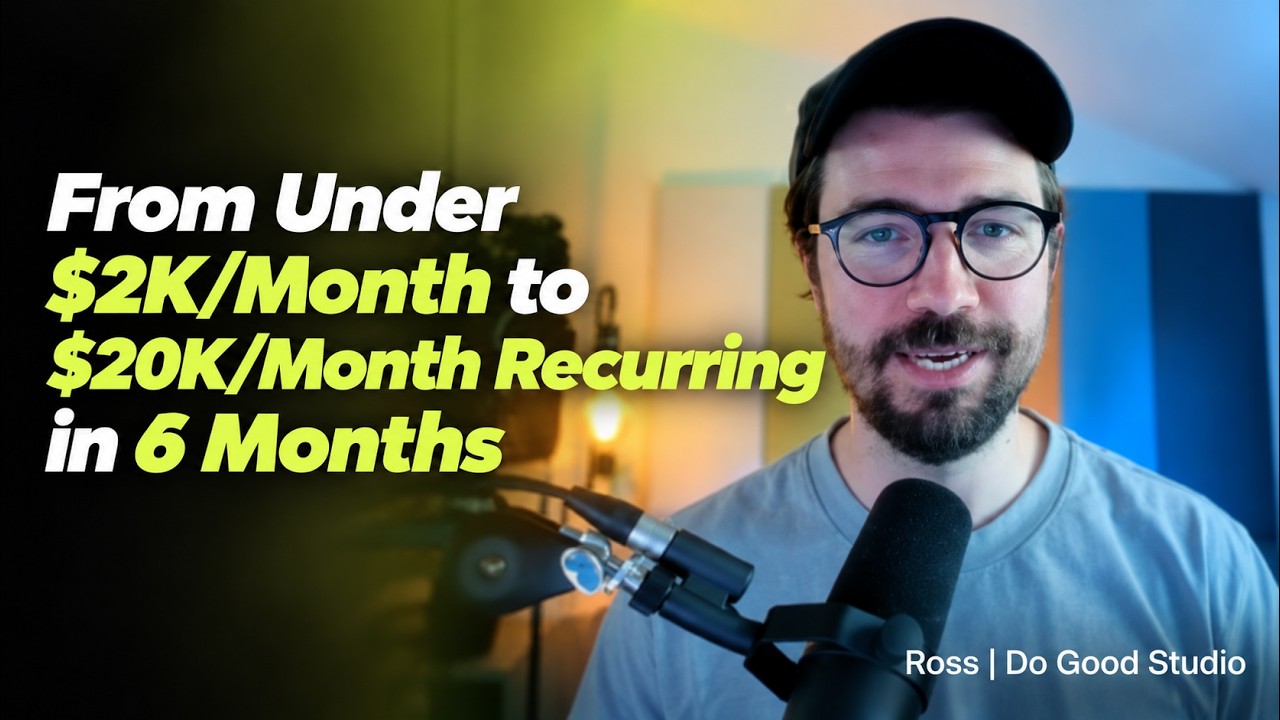 "I'm an Artist, Not a Salesperson": How Ross Went From Under $2K a Month to $20K Recurring