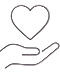 Love with Hand Icon