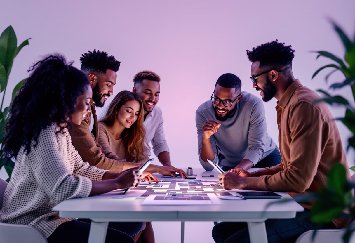 image of tech conference scene
