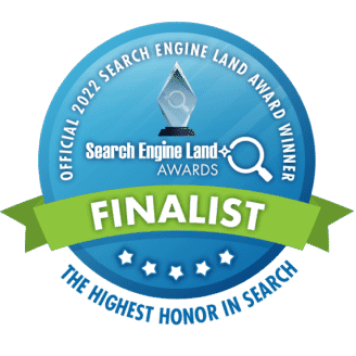 Search Engine Land Awards 2022 finalist