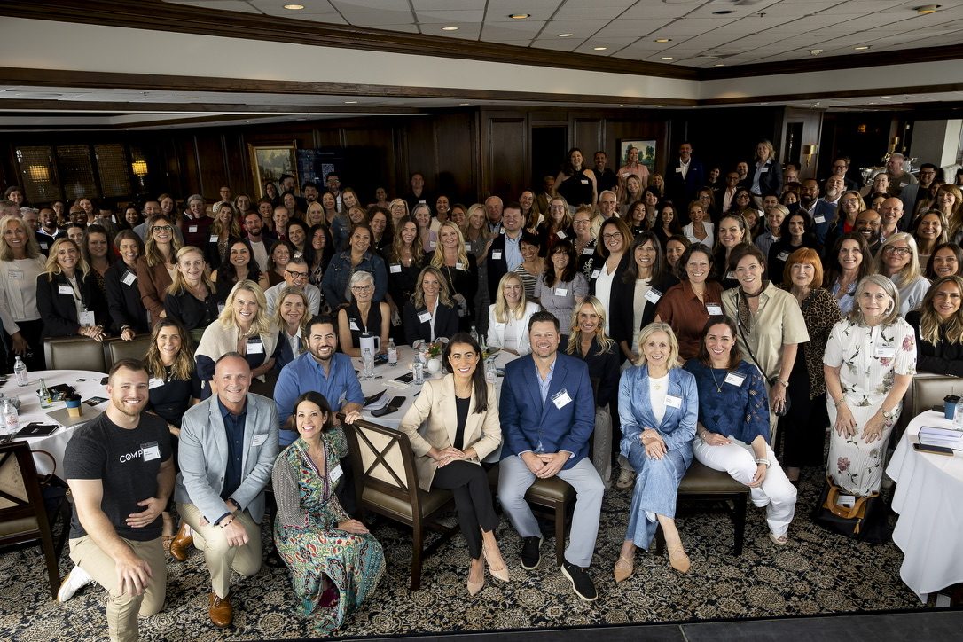 Mark Neuterman with attendees after a training session