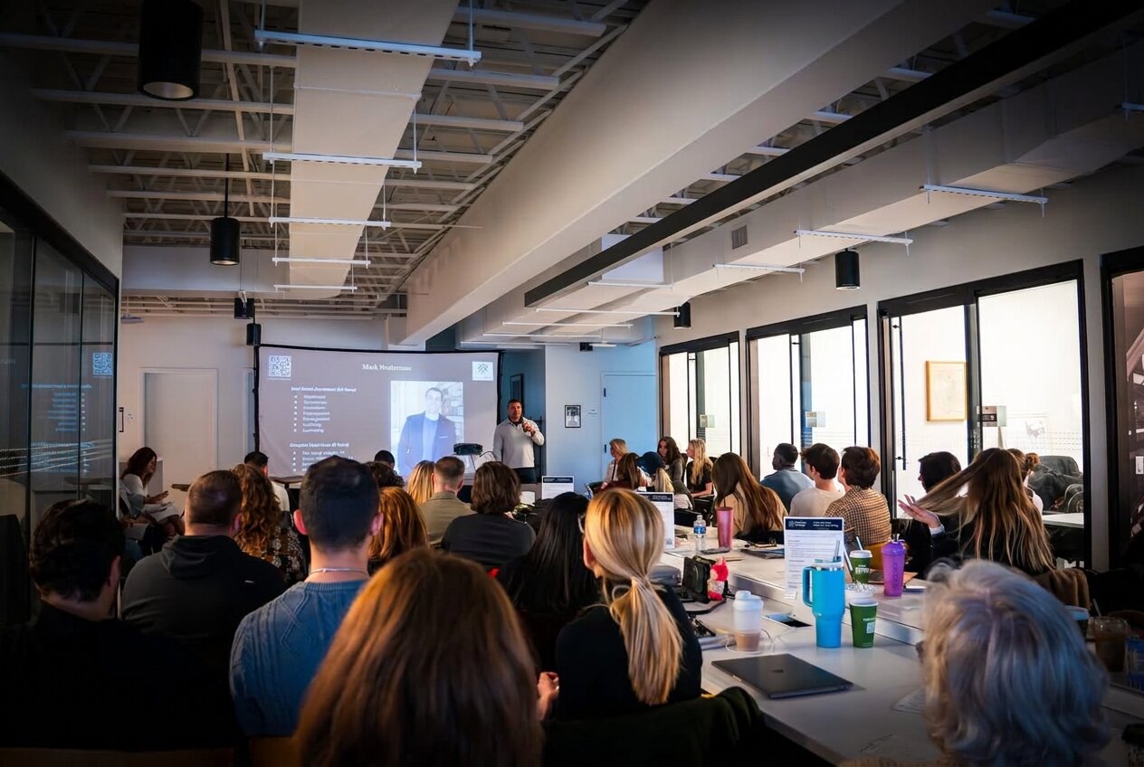 Mark Neuterman presenting at the Pittsburgh AI Summit