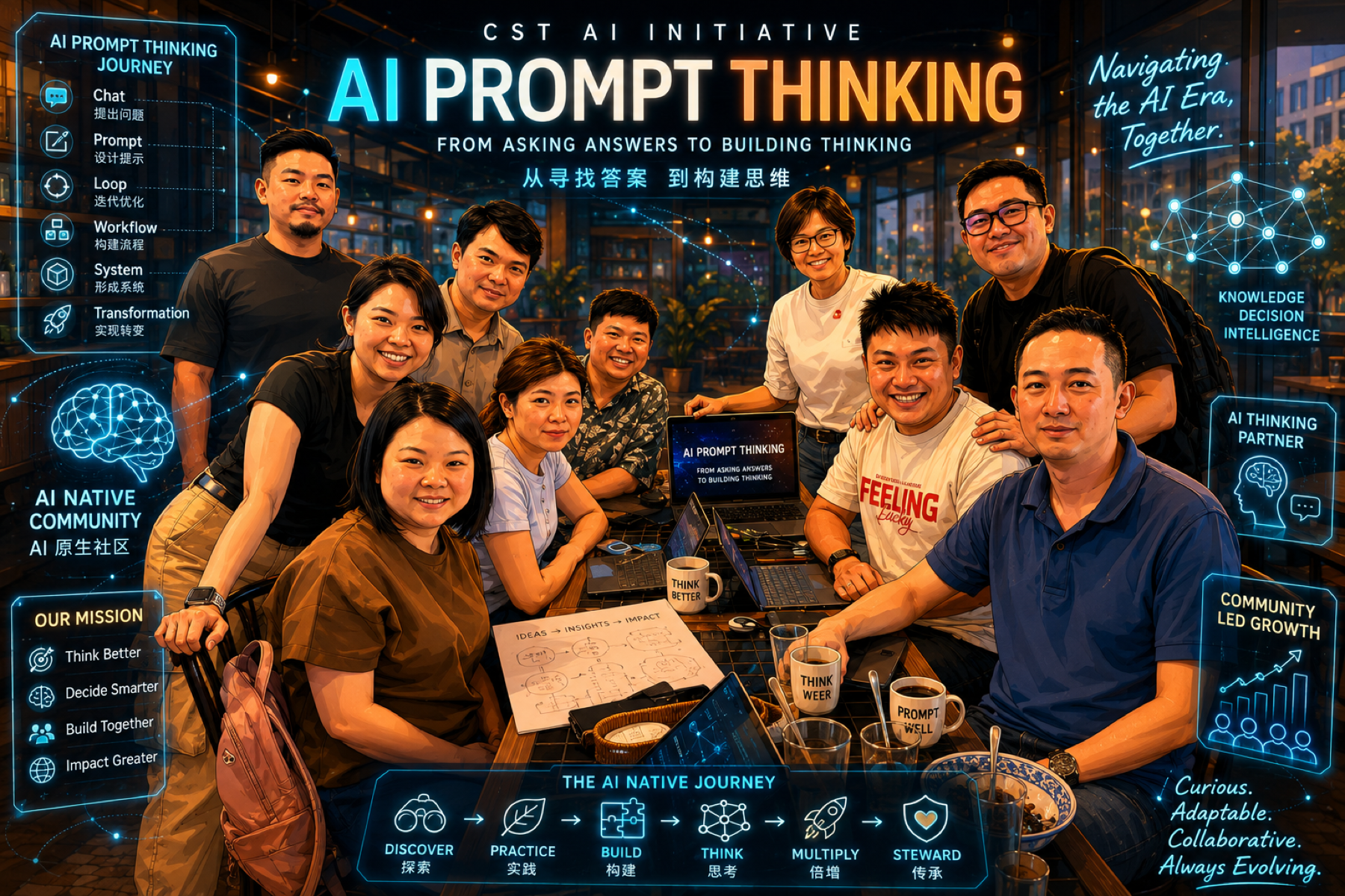 AI Prompt Thinking learning journey