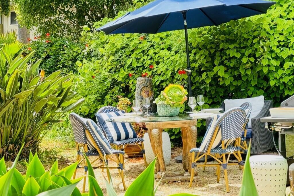 Santa Barbara luxury property garden