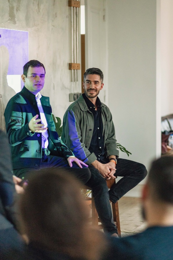 Tom Hurst speaking at an event