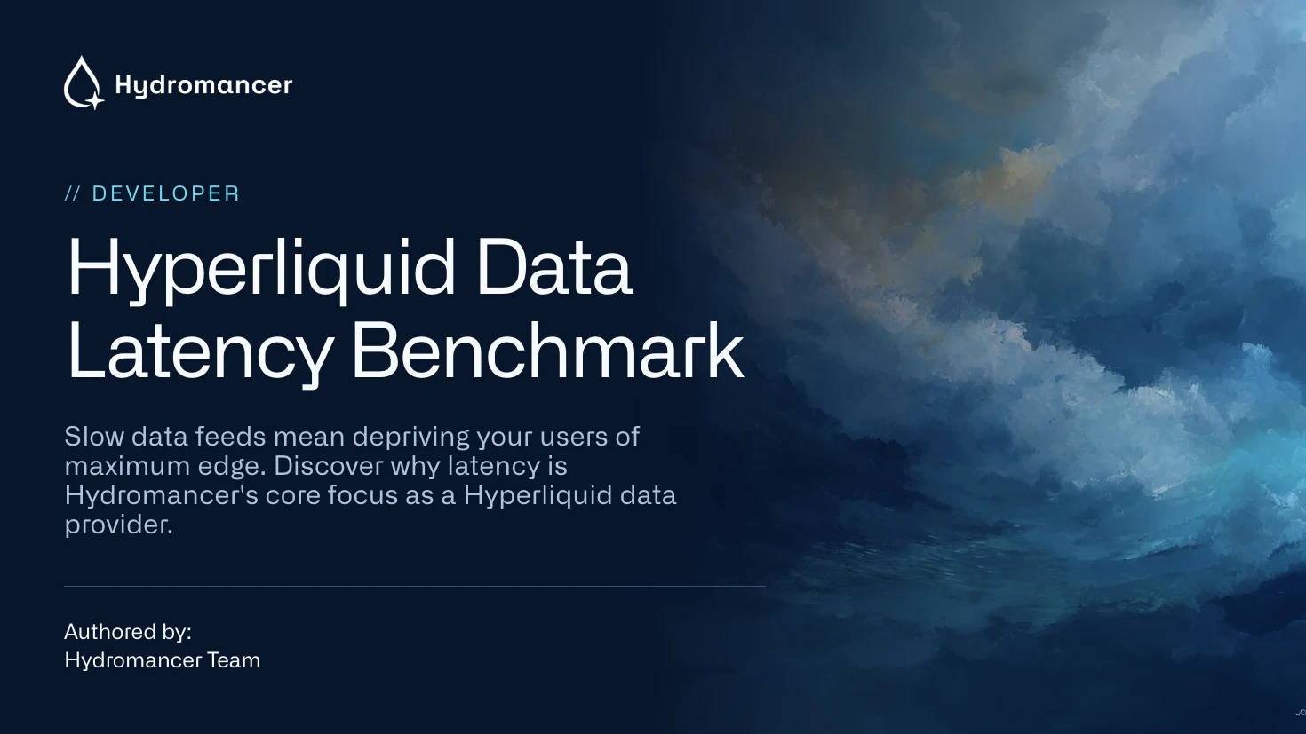 Hyperliquid data latency benchmark