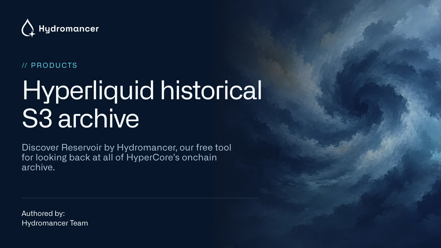 Hyperliquid historical S3 archive