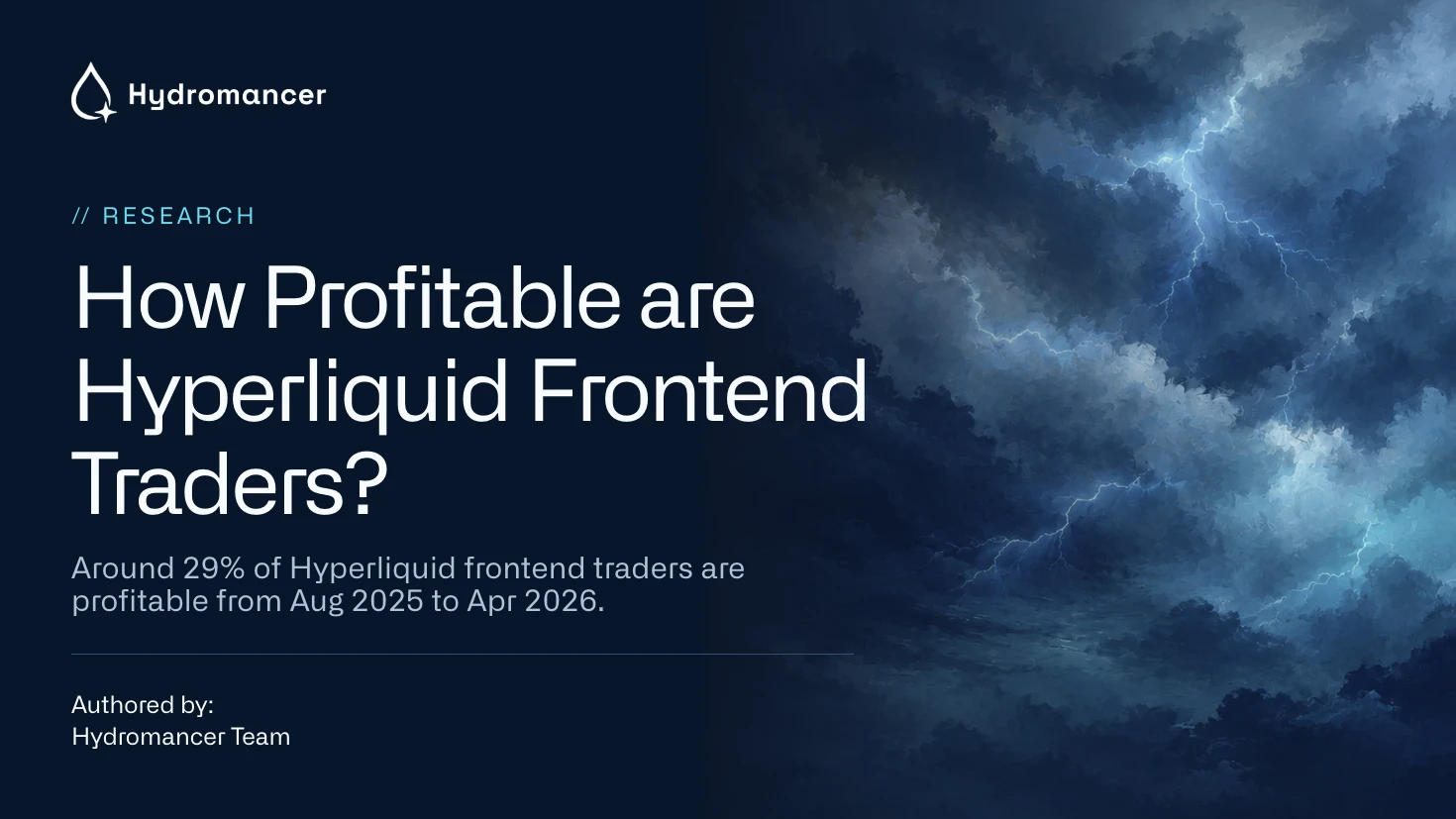 How Profitable are Hyperliquid Frontend Traders?