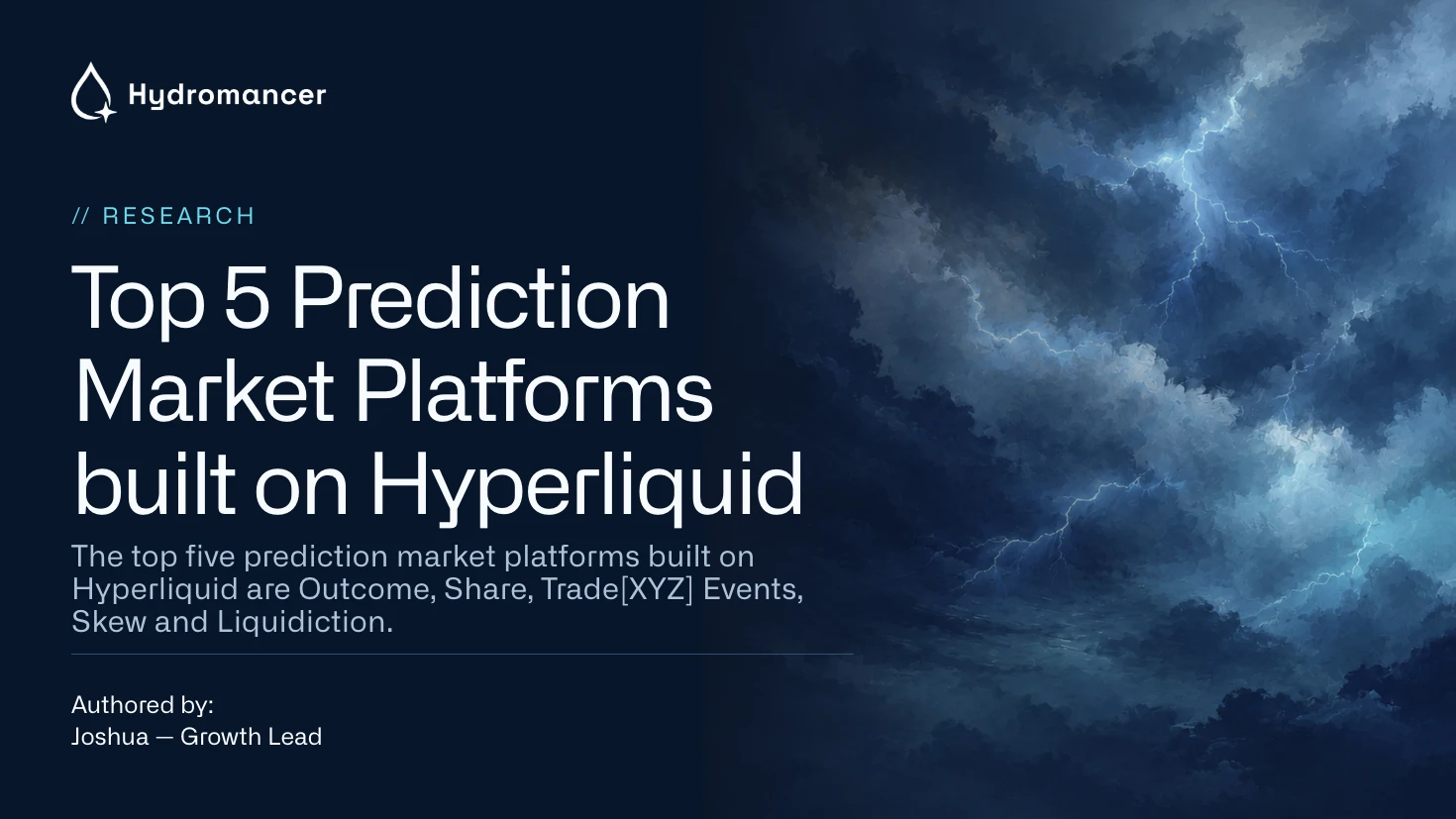 Top 5 Prediction Market Platforms built on Hyperliquid