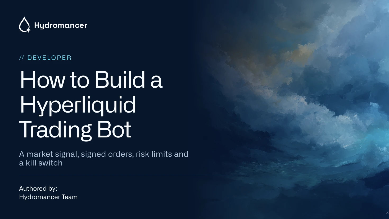How to Build a Hyperliquid Trading Bot banner