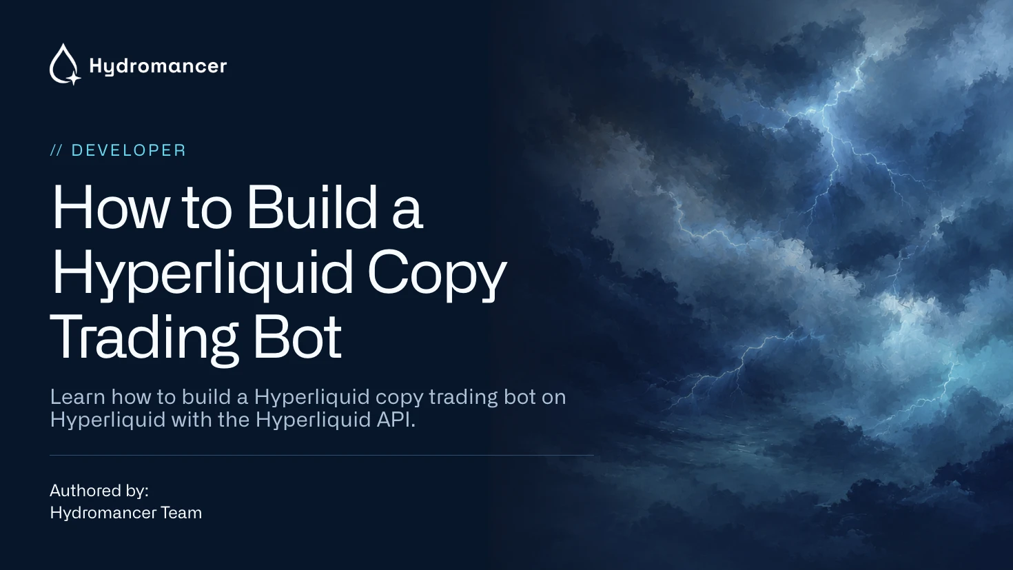 How to Build a Hyperliquid Copy Trading Bot