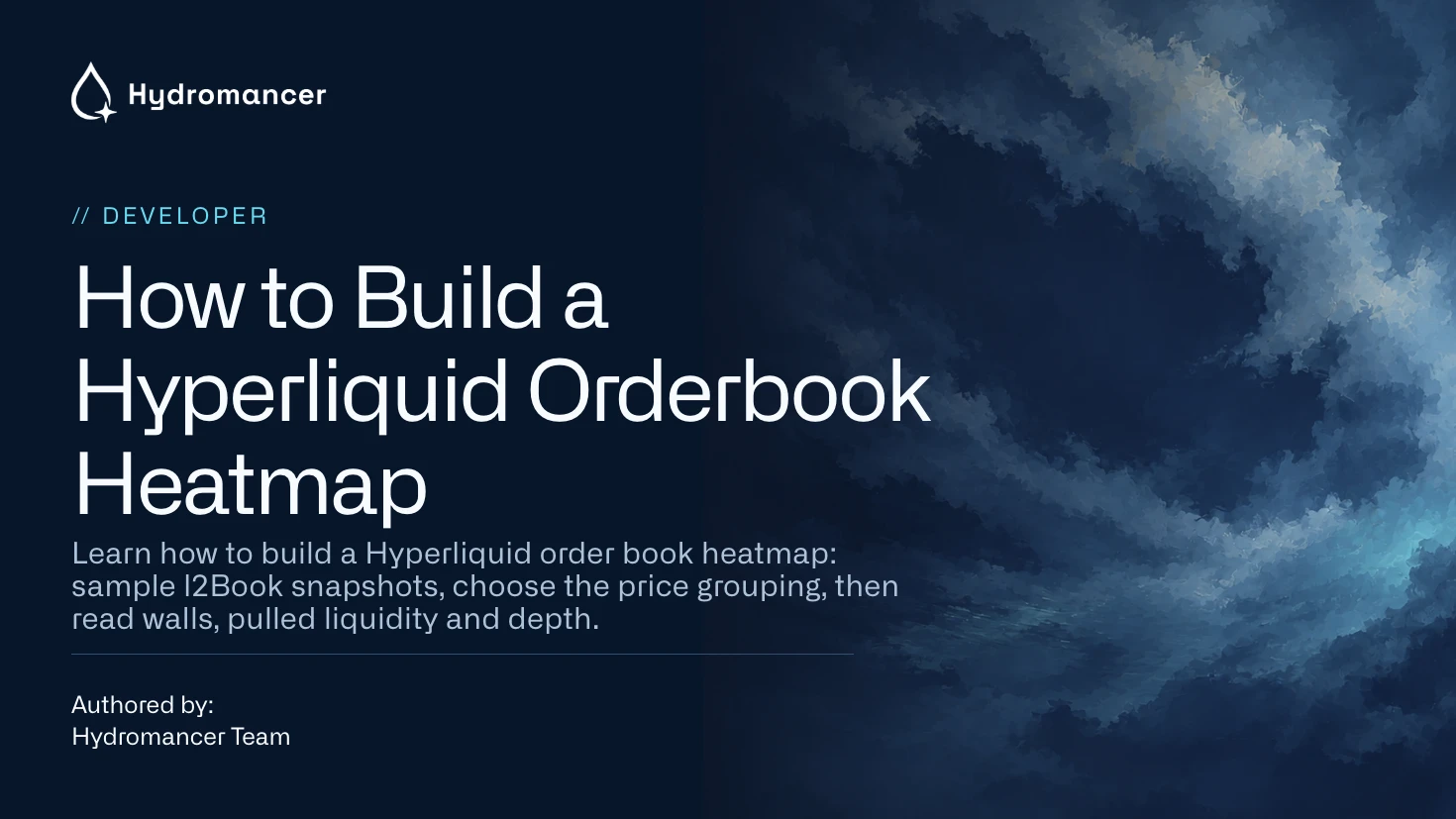 How to Build a Hyperliquid Orderbook Heatmap