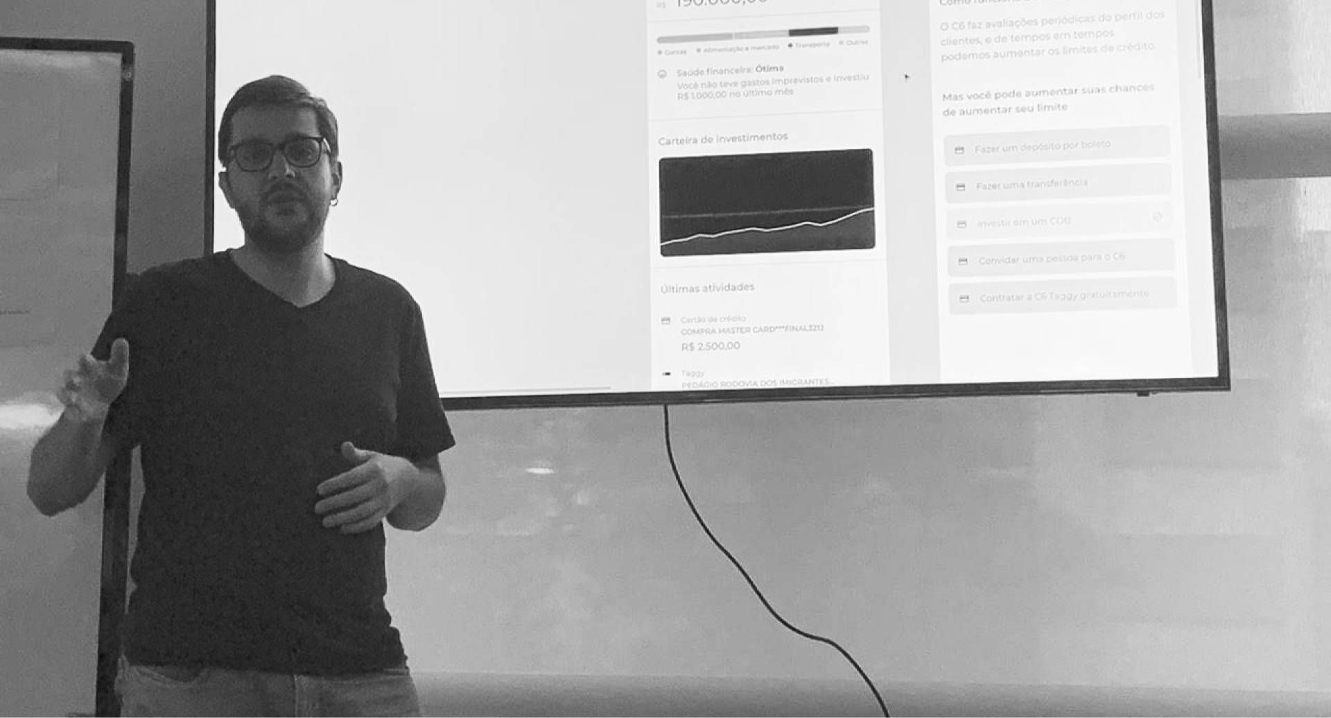 Presenting a feature concept in an ideation session