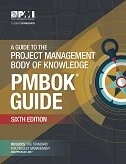Buchcover der sechsten Ausgabe des PMBOK Guide.