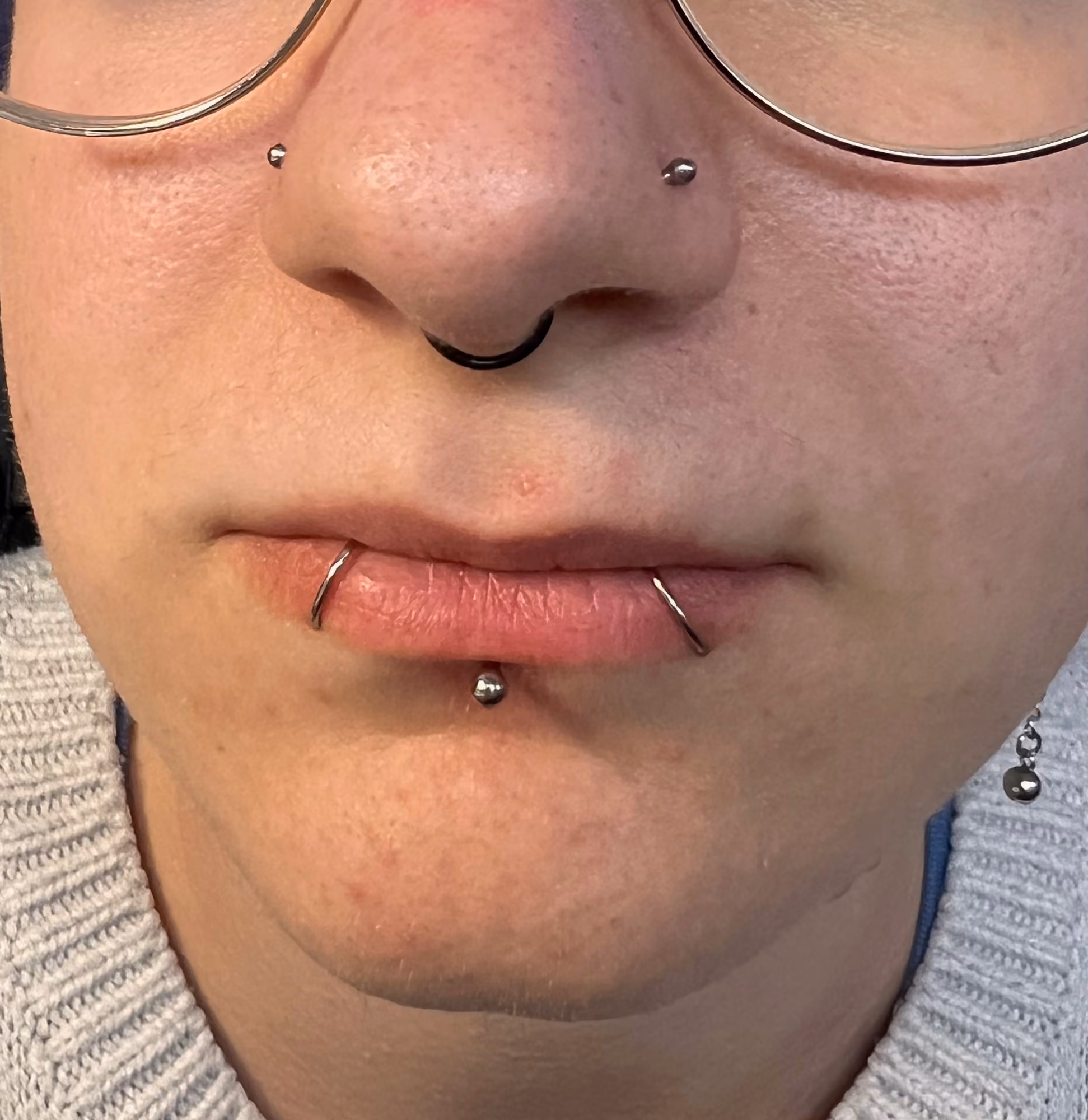 Piercing-Arbeit von Taboo Piercing Rostock