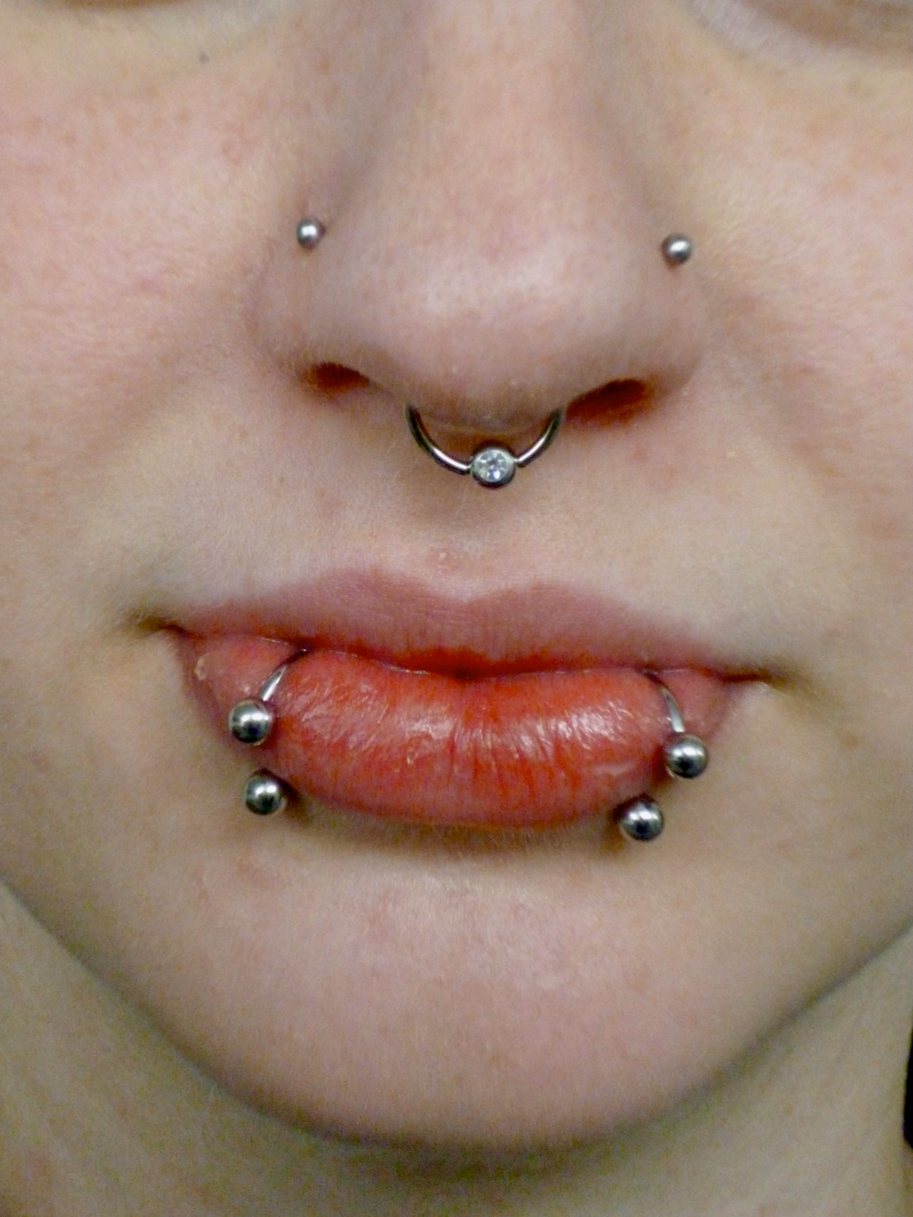 Piercing-Arbeit von Taboo Piercing Rostock