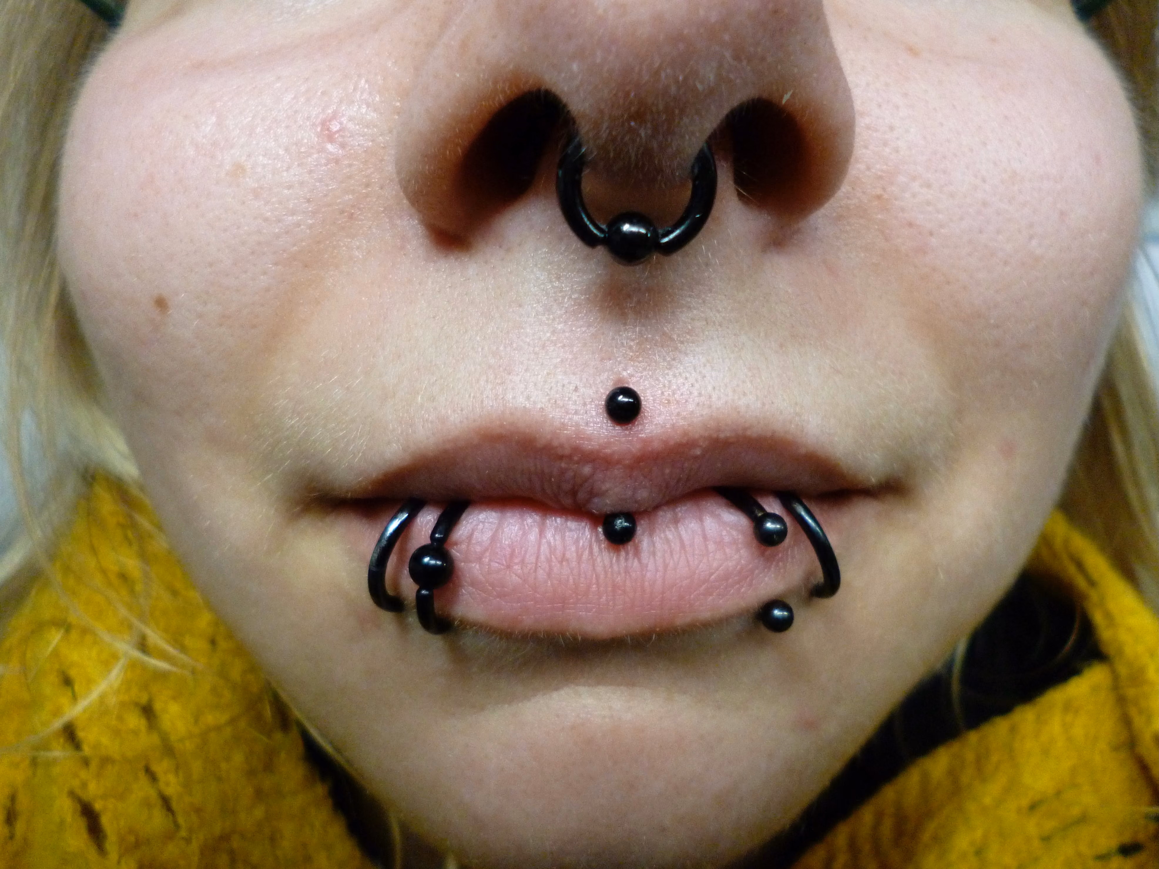 Piercing-Arbeit von Taboo Piercing Rostock