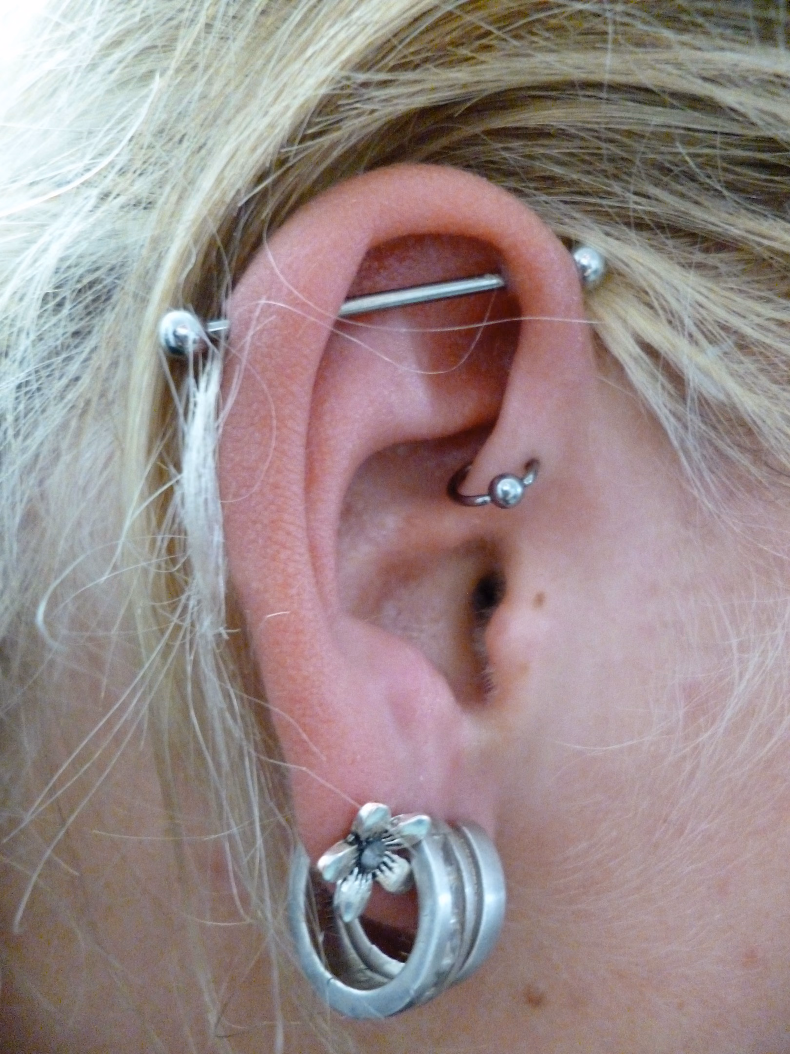 Piercing-Arbeit von Taboo Piercing Rostock