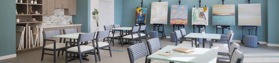 art room at the trillium tysons