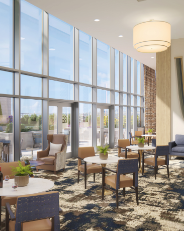 casual dining area