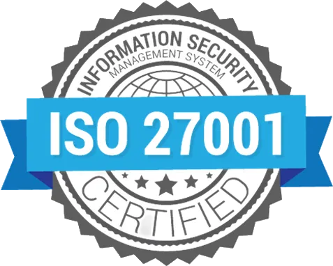 ISO/IEC 27001 certified