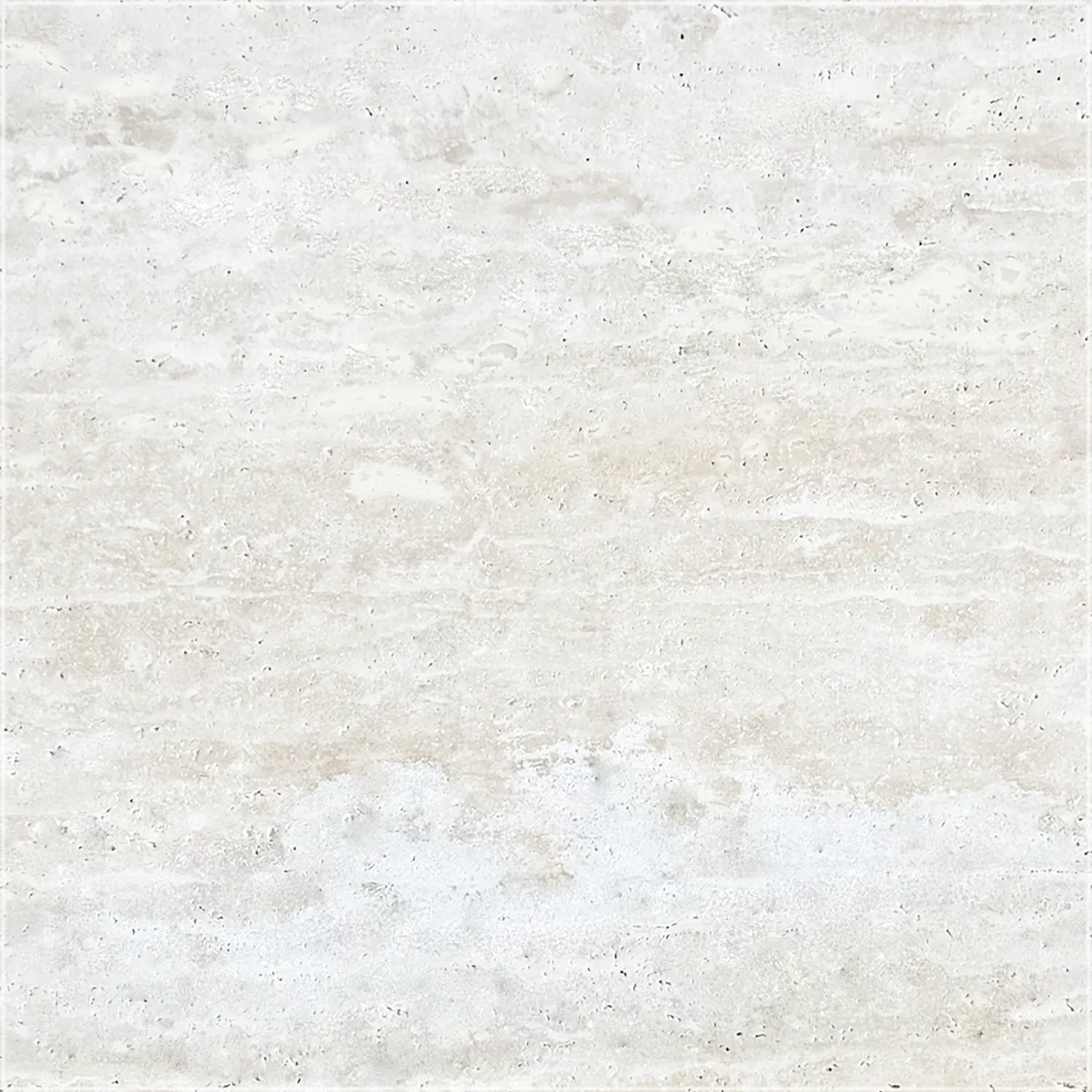 Filled honed Ivory Travertine Vein Cut tile with pale cream tones and soft, flowing linear bands.