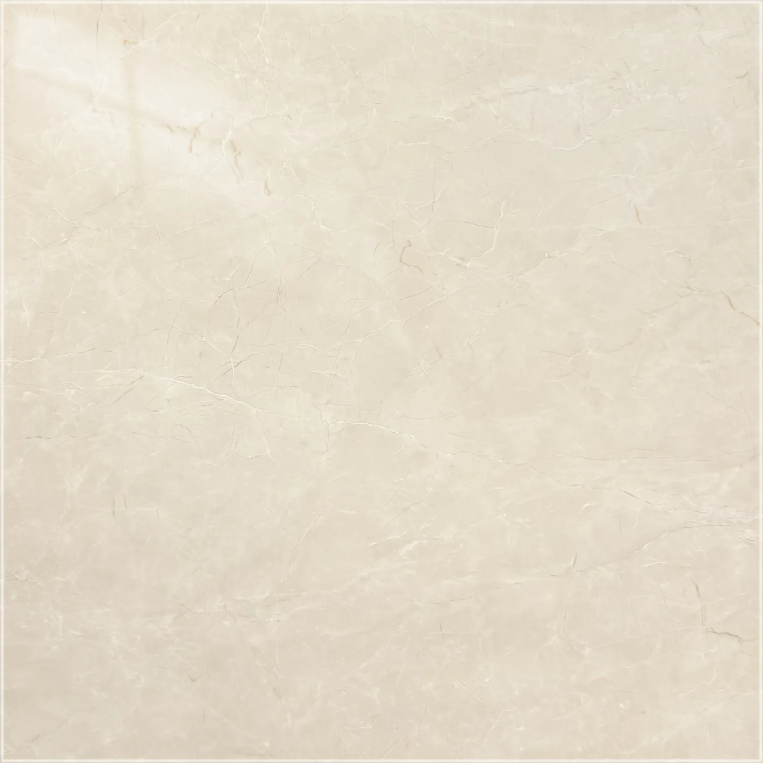 Sundein Beige marble with a polished finish, warm beige tones, delicate white veining, and occasional tan markings.