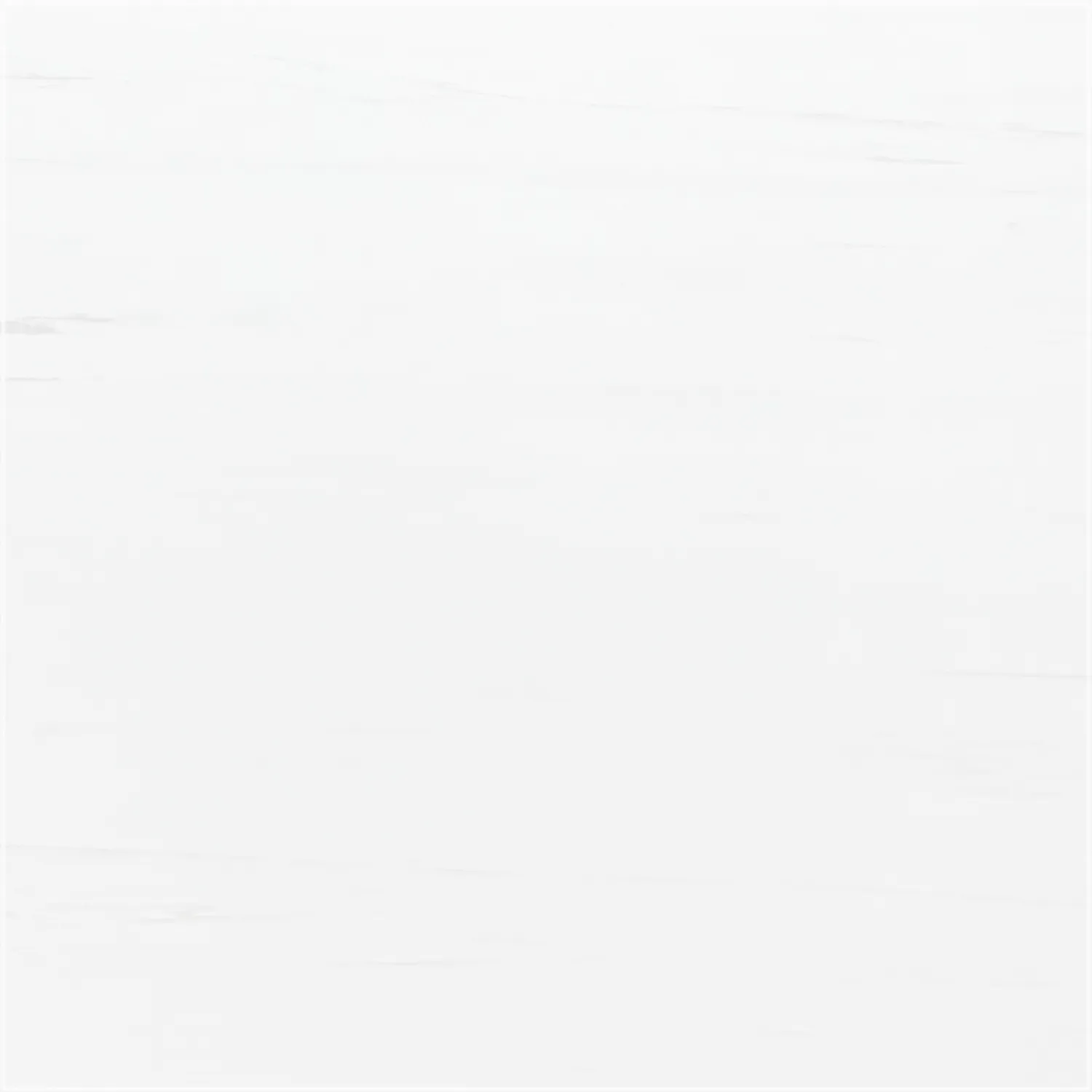 Honed Bianco Dolomiti marble sample with a white background and faint horizontal gray markings.