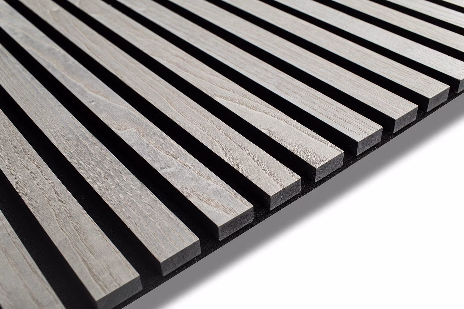 Grey Ash timber acoustic panel by Kuuks