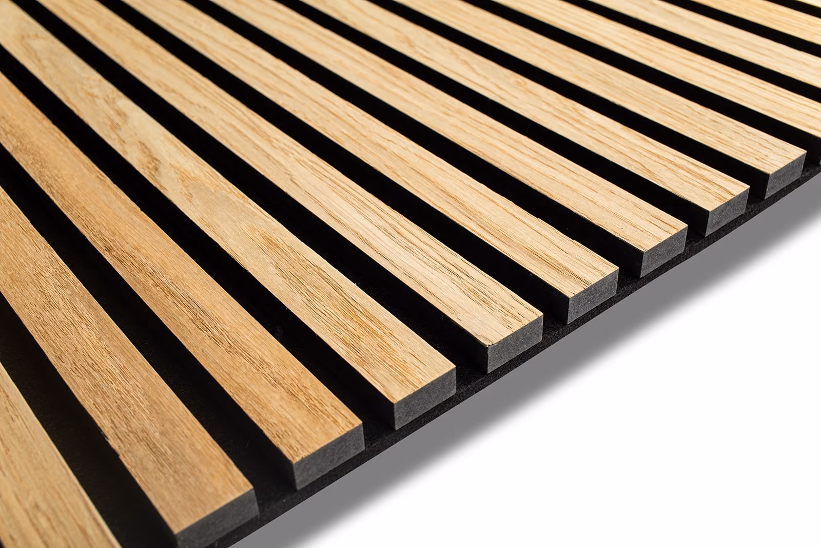 OAK Black MDF Black Felt timber acoustic panel by Kuuks