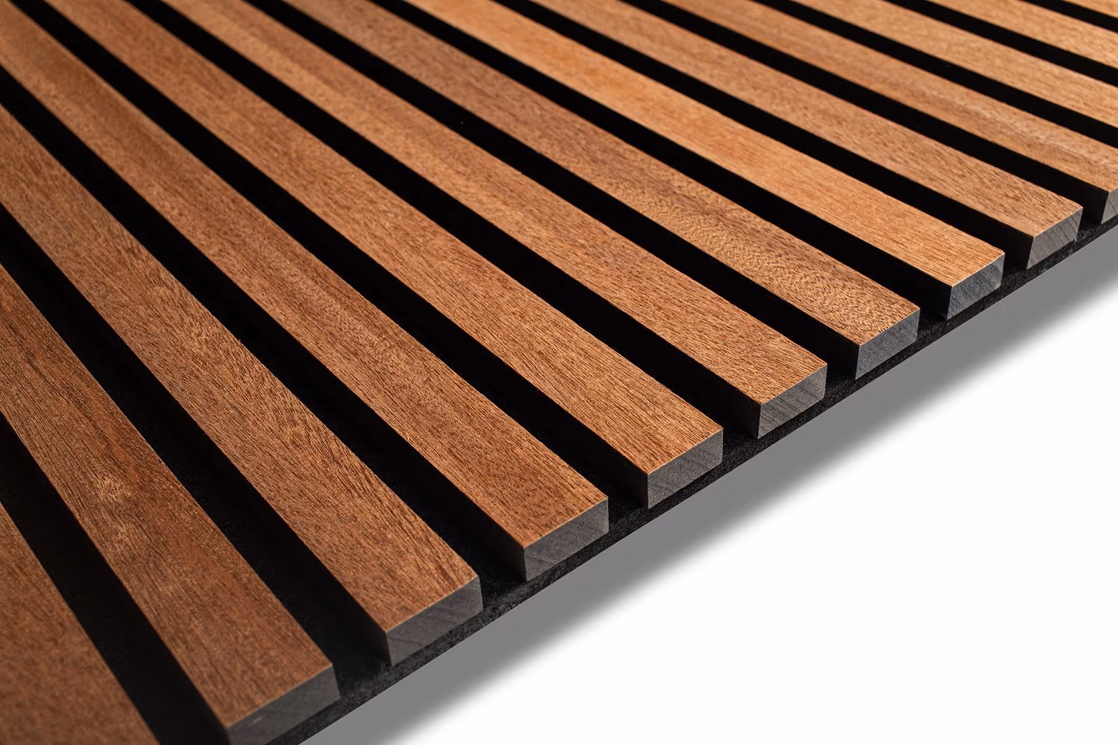 Sapelli timber acoustic panel by Kuuks