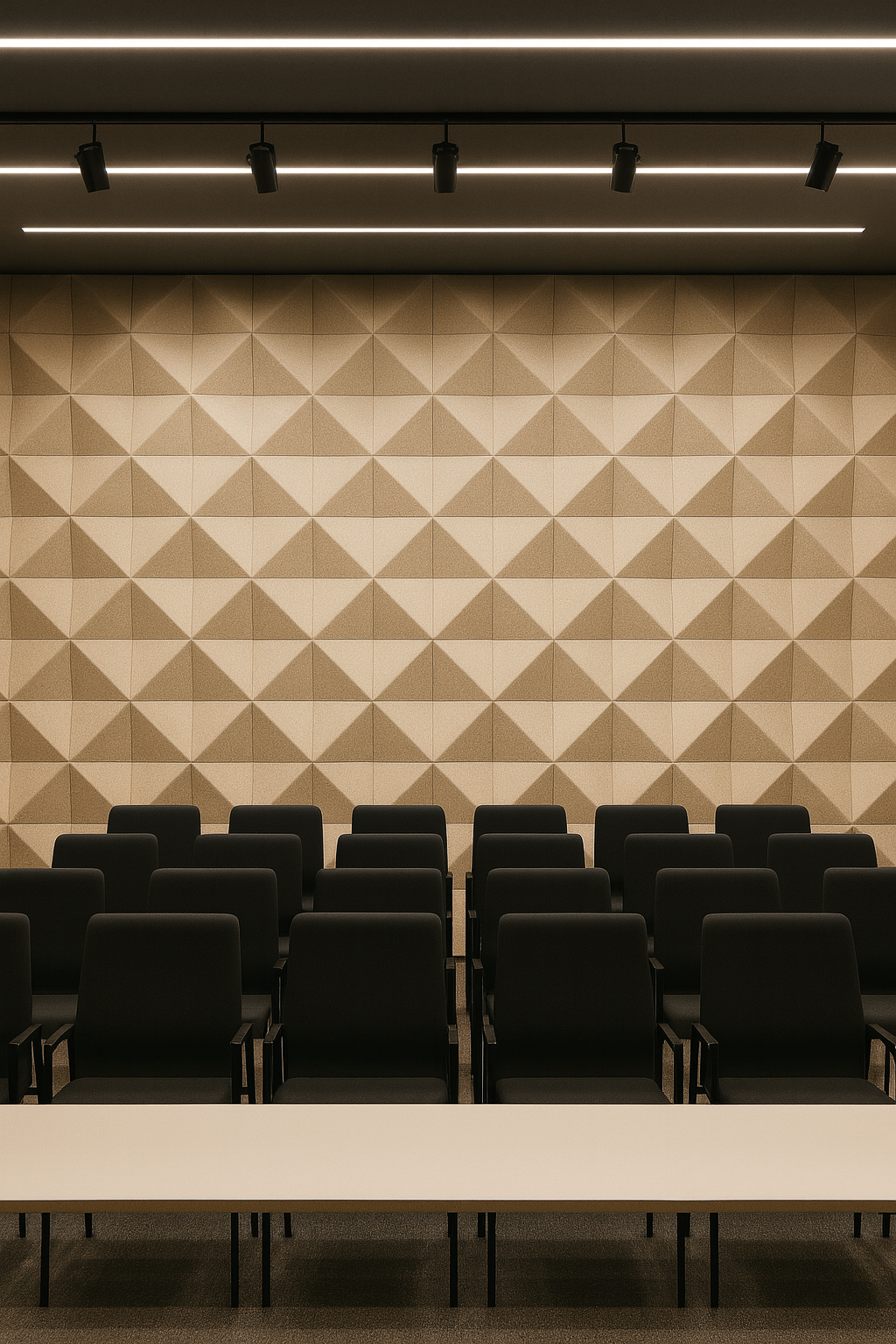 Parmephon 3D acoustic panel, view 1
