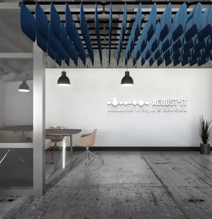 Sound Blades acoustic ceiling baffle by Acoustera