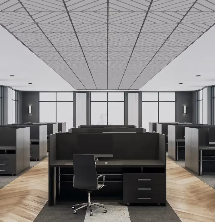 Cross Drop-In acoustic ceiling panel by Acoustera