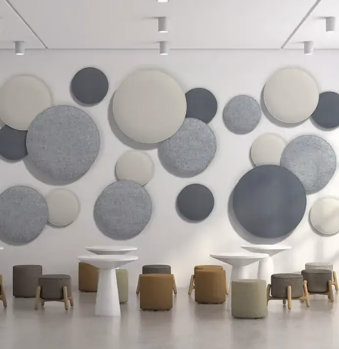 Rotund acoustic panel by Acoustera