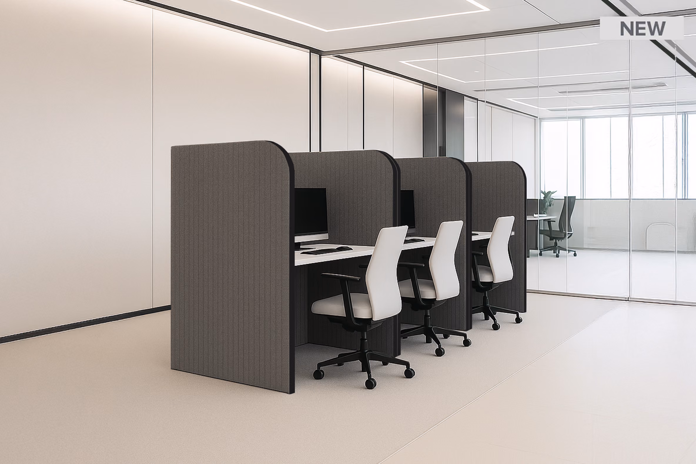 Arc acoustic screen by Feltouch