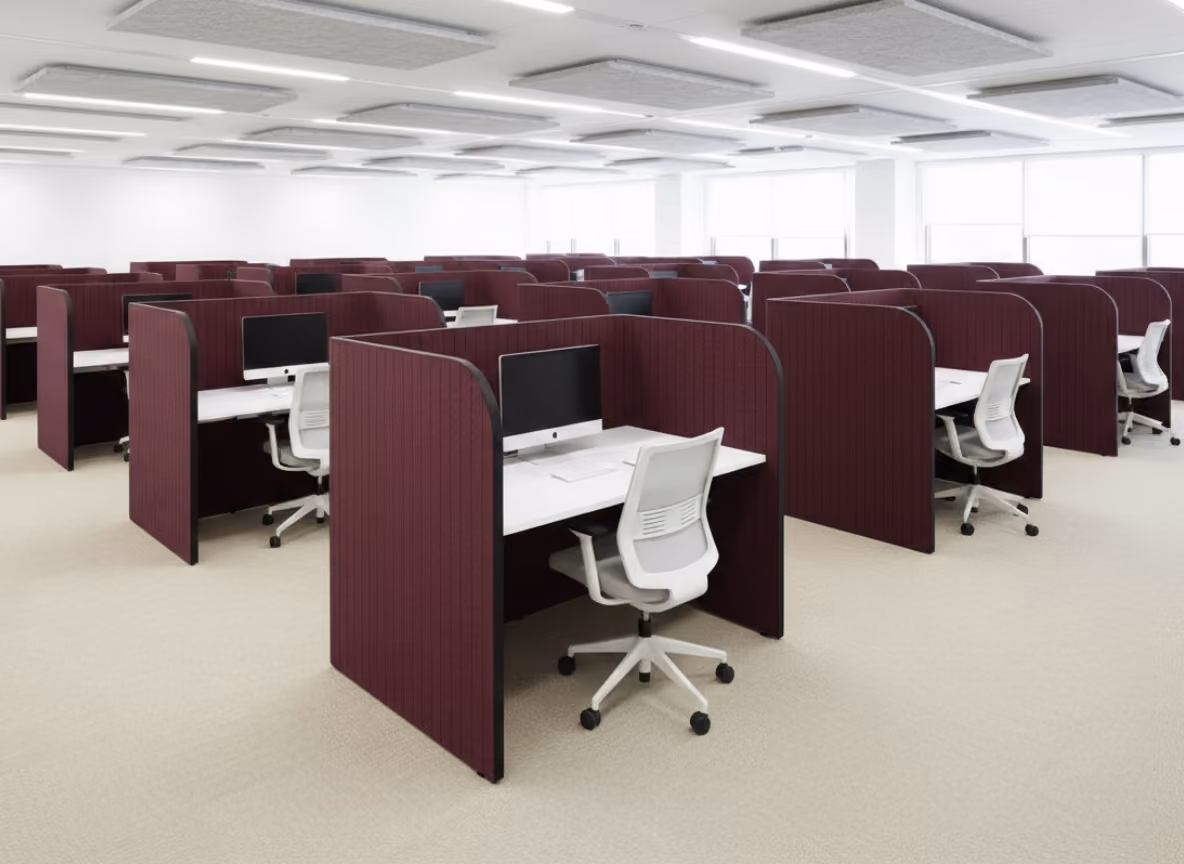 Arc acoustic screen by Feltouch, view 3