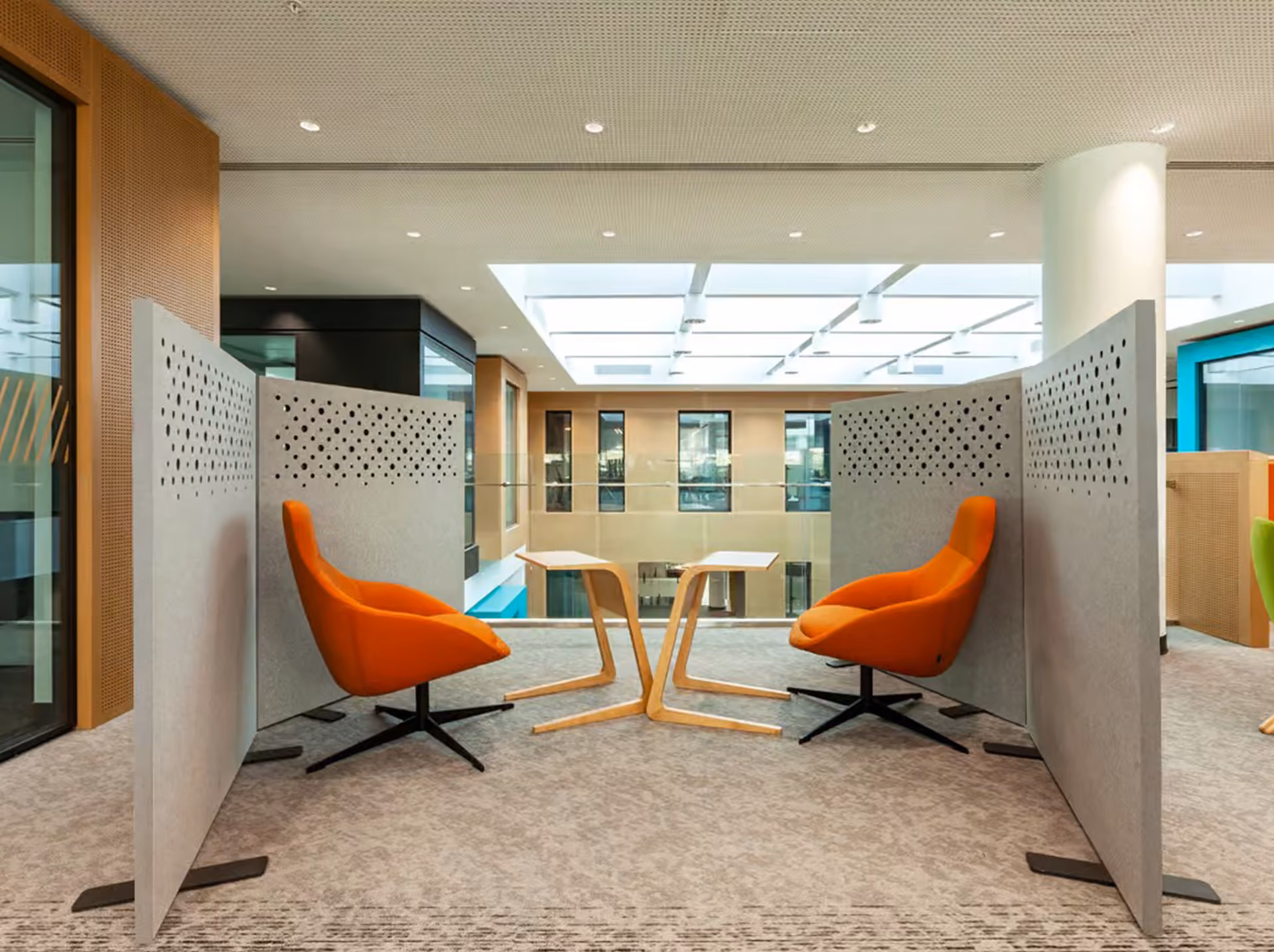 Recta acoustic screen by Feltouch
